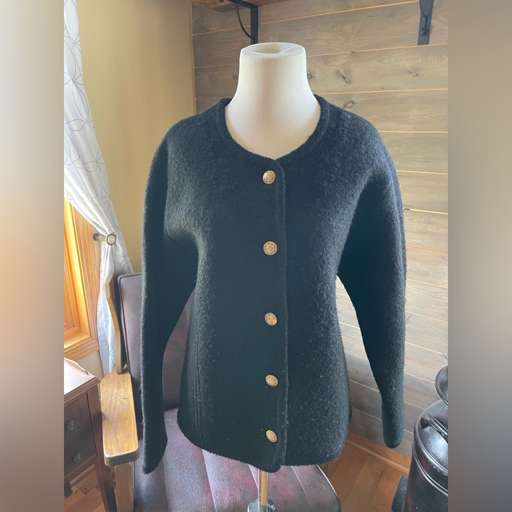 Vintage Pendleton wool sweater, embroidered size XL